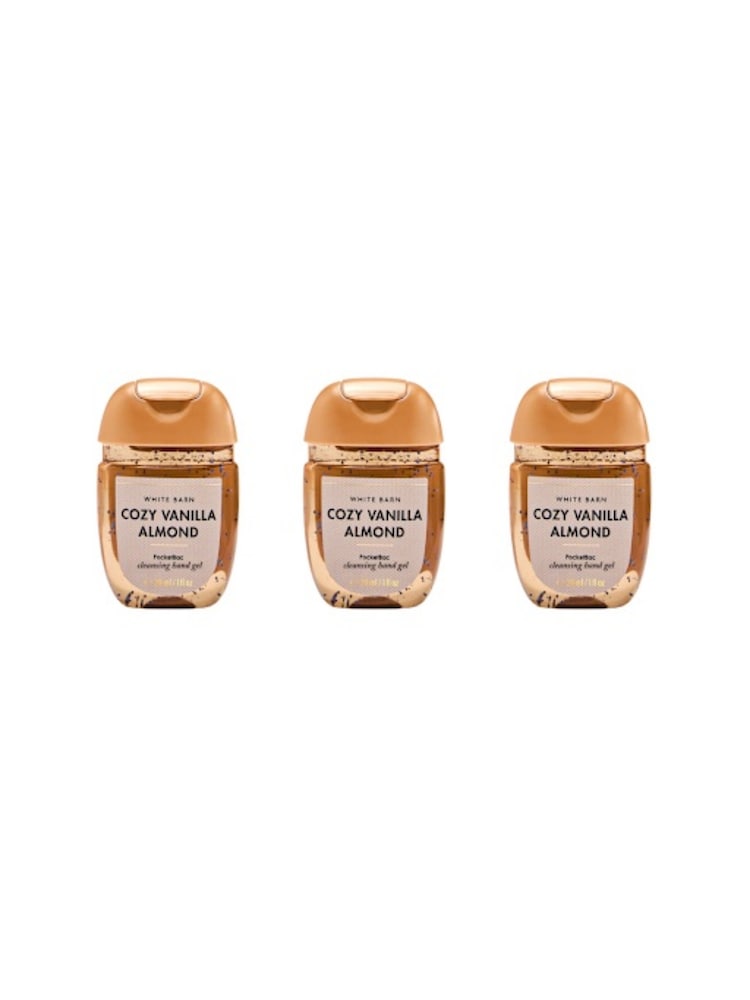 Bath & Body Works Cosy Vanilla Almond Pocketbac Trio Hand Sanitiser - Image 1 of 2 Bath & Body Works Cosy Vanilla Almond Pocketbac Trio Hand Sanitiser - Image 1 of 2