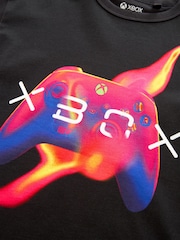 Black Xbox Flame Controller Short Sleeve 100% Cotton T-Shirt (3-16yrs) - Image 3 of 3