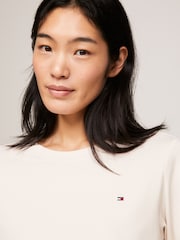 Tommy Hilfiger Cream/Red Logo Lace Cami Pyjamas - Image 3 of 5