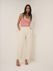 Nobodys Child Cream Peckham Barrel Leg Jeans - Image 2 of 5