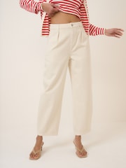 Nobodys Child Cream Peckham Barrel Leg Jeans - Image 3 of 5