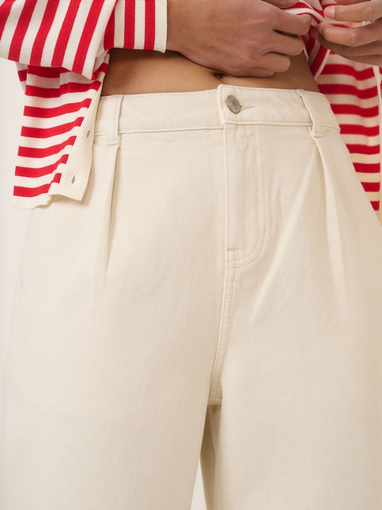 Nobodys Child Cream Peckham Barrel Leg Jeans - Image 5 of 5