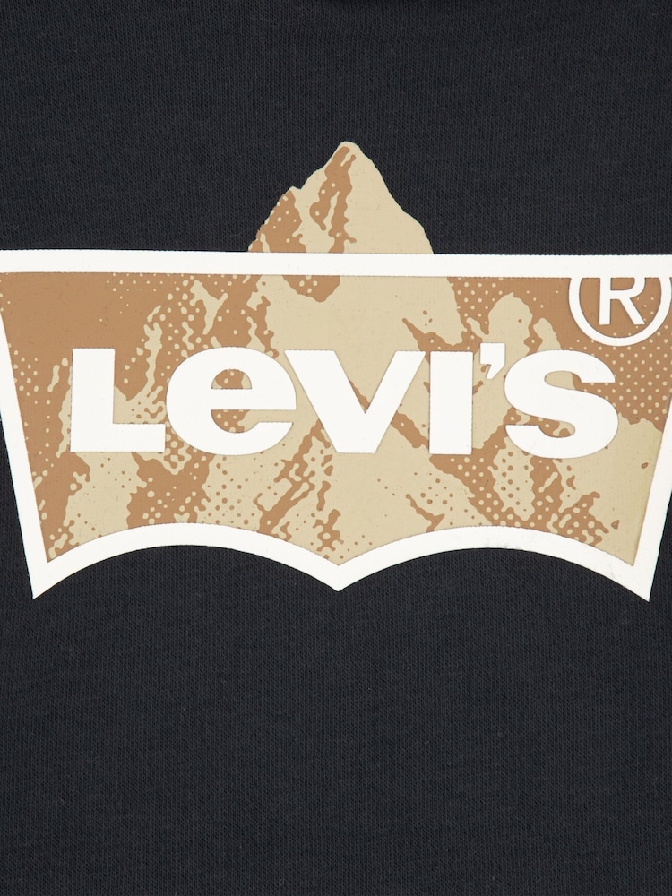 Black Tallest Peak - Levi's® Batwing Pullover Hoodie - Image 3 of 3 Black Tallest Peak - Levi's® Batwing Pullover Hoodie - Image 3 of 3