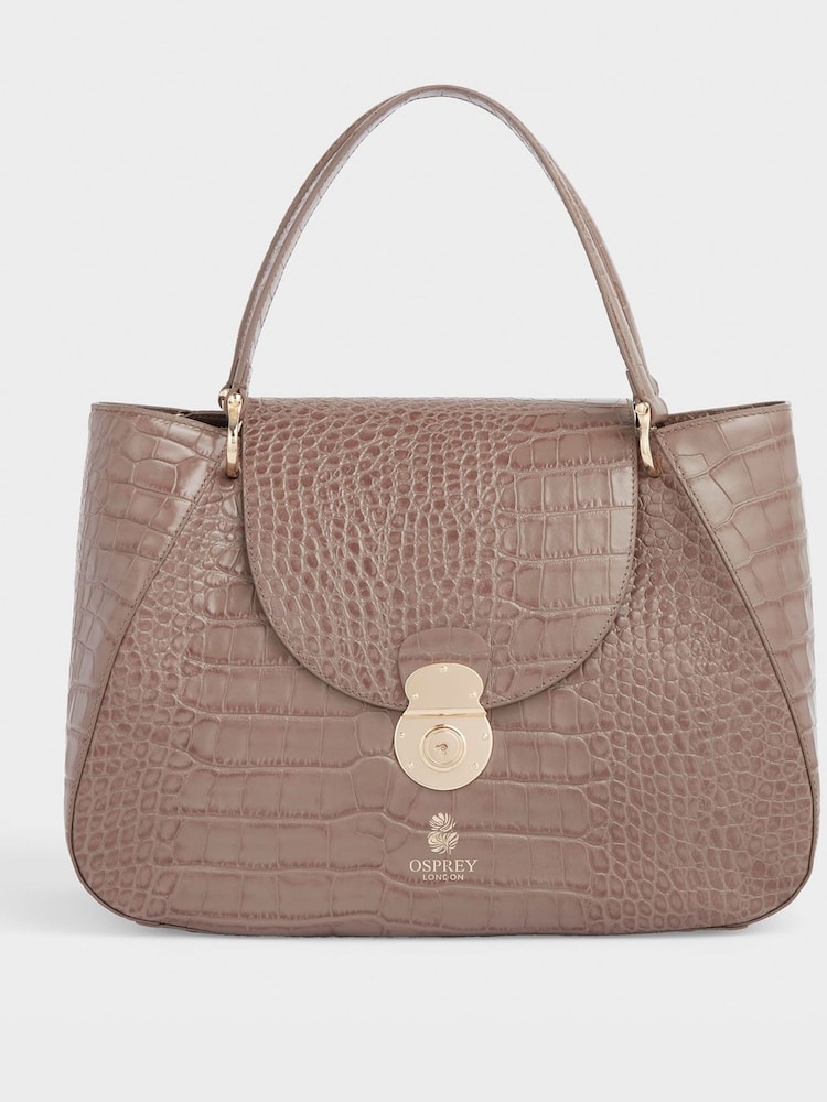 OSPREY LONDON The Wentworth Italian Leather Brown Workbag - Image 1 of 4