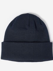 Barbour® Navy Blue Healey Knitted Beanie Hat - Image 2 of 3
