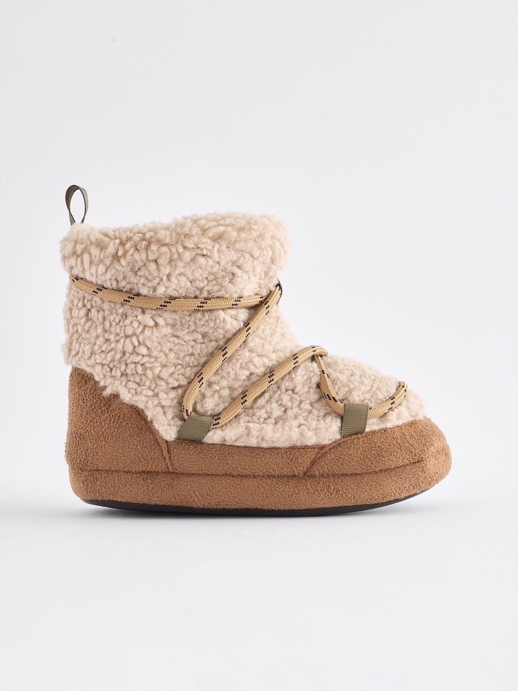 Neutrale Farbe - Hausstiefel mit Teddyfutter - Bild 2 von 5 Neutrale Farbe - Hausstiefel mit Teddyfutter - Bild 2 von 5