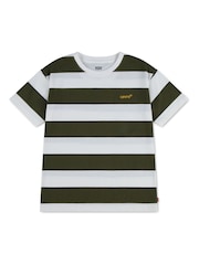 Levi's Green Big Stripe Short Sleeve T-Shirt - Image 1 of 3