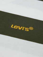 Levi's Green Big Stripe Short Sleeve T-Shirt - Image 3 of 3