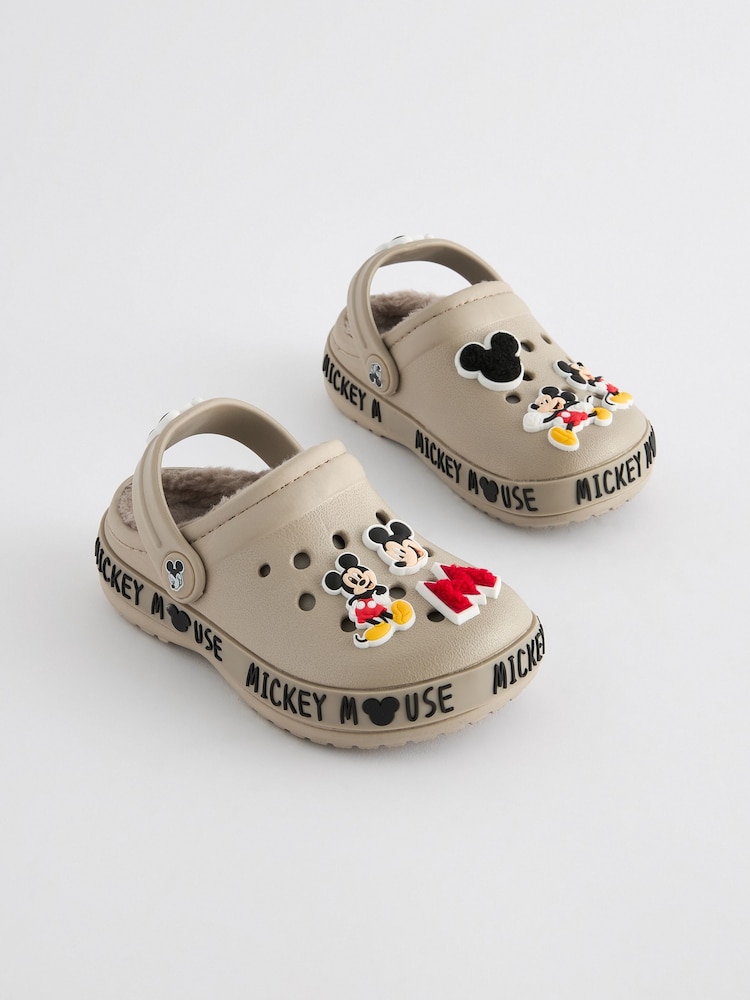 Neutral Mickey Mouse Slipper Clogs - Image 1 of 5
