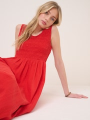 Nobodys Child Red Sleeveless Kinsley Midaxi Dress - Image 4 of 5