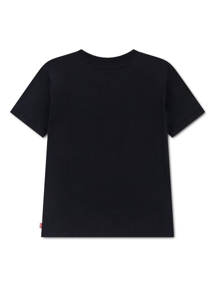 Levi's® Black Tallest Peak Batwing T-Shirt - Image 2 of 4 Levi's® Black Tallest Peak Batwing T-Shirt - Image 2 of 4