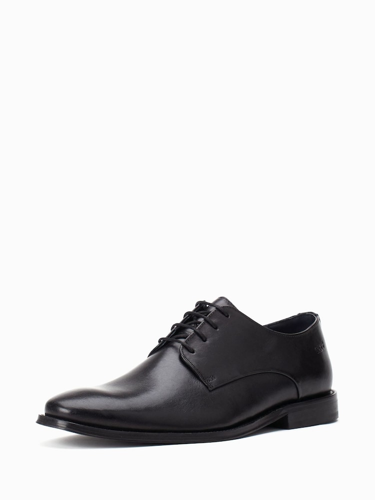 Waxy Black - Base London Marley Derby Shoes - תמונה 2 מתוך 5