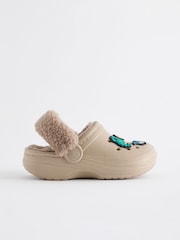 Neutral Lined Clogs Slippers - Image 1 of 5
