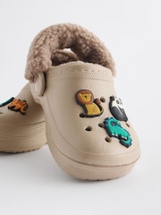 Neutral Lined Clogs Slippers - Image 2 of 5