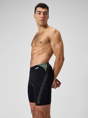 شورت سباحة رجالي HyperBoom بتصميم مزيّن بوصلات على الجانبين من Speedo - صورة 3 من 8