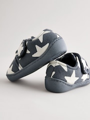 Grey Star Touch Fastening Cupsole Slippers - Image 3 of 5