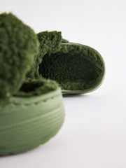 Green Lined Clog Slippers - Image 4 of 5