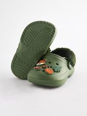 Green Lined Clog Slippers - Image 5 of 5