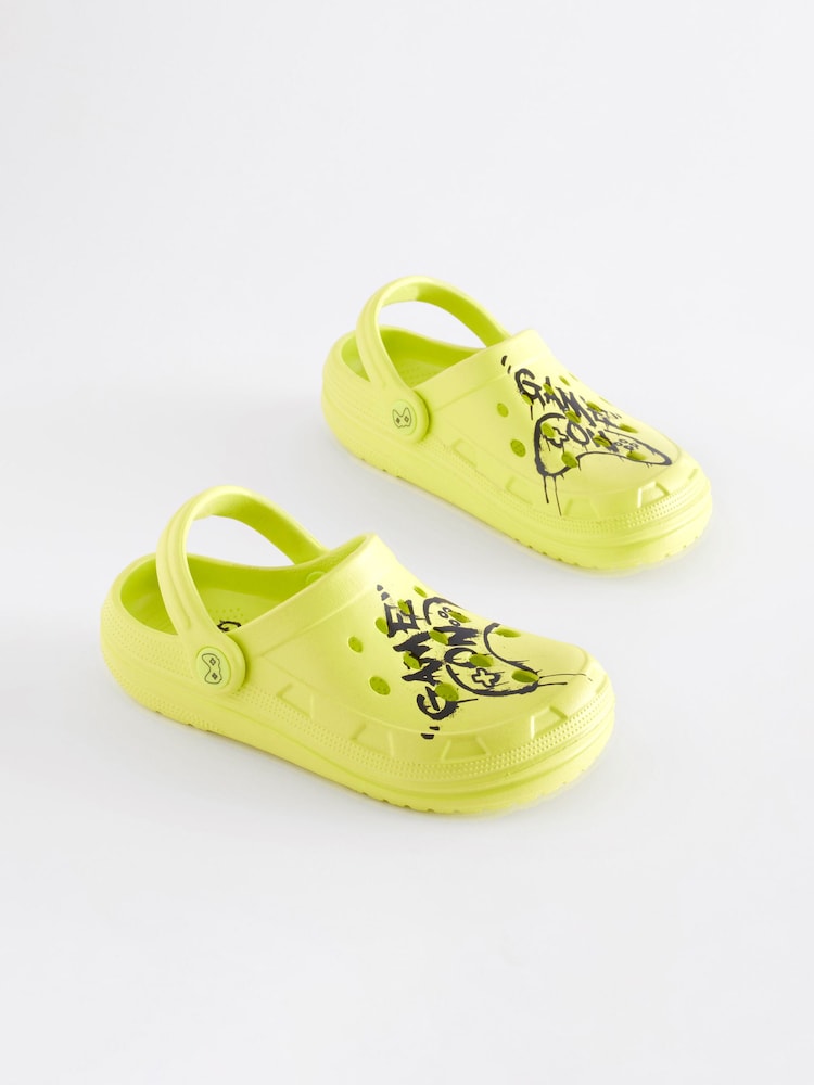 Yellow Gamer Clogs - Image 1 of 6