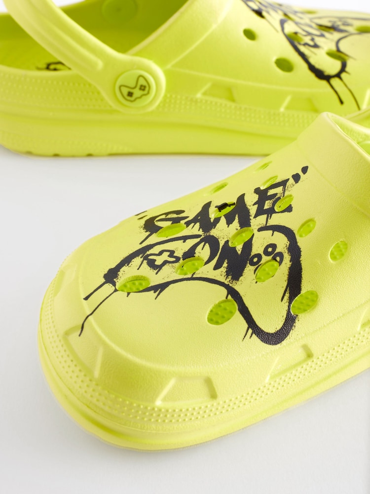 Yellow Gamer Clogs - Image 5 of 6
