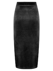 Pour Moi Jameela Midi-Wickelrock aus Stretch-Samt - Bild 4 von 4