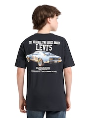 Levi's® Black Rev The Engine T-Shirt - Image 2 of 7