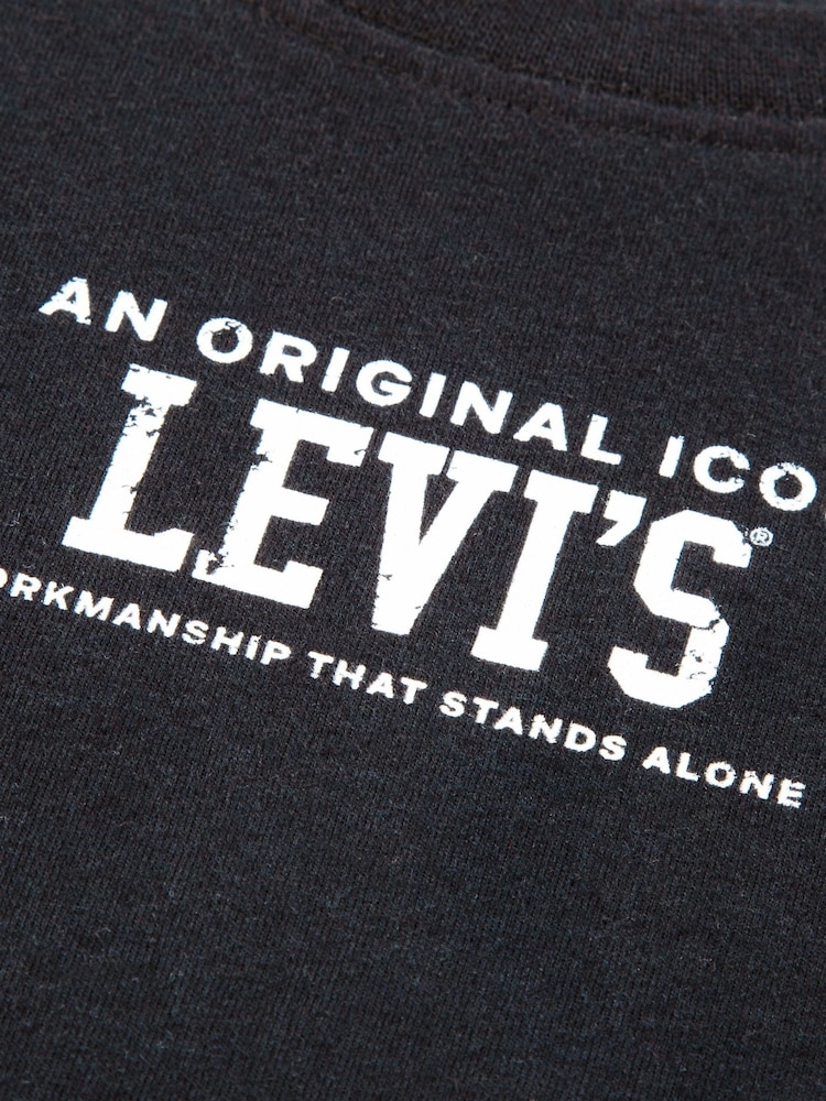 Levi's® Black Rev The Engine T-Shirt - Image 7 of 7 Levi's® Black Rev The Engine T-Shirt - Image 7 of 7