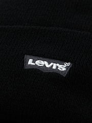 Levi's® Black Tonal Embroidered Beanie - Image 3 of 3