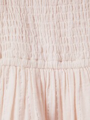 Reiss Pink Agatha 4-9 yrs Tiered Cotton Blend Ruffle Dress - Image 4 of 4