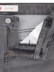 Levi's® Grey 511™ Slim Fit Jeans - Image 3 of 5