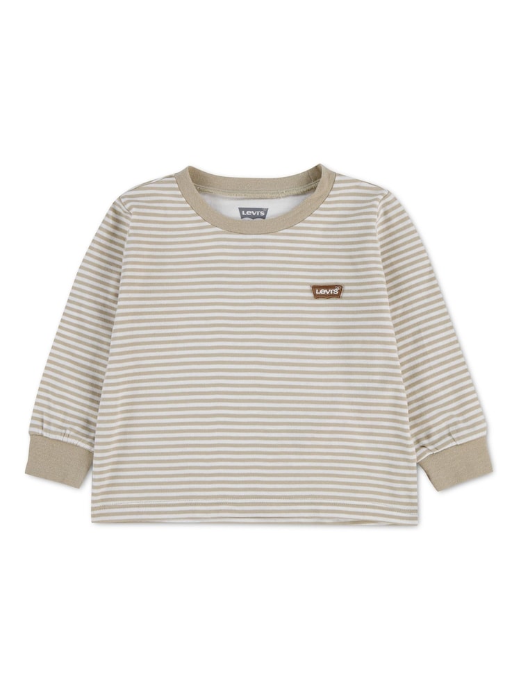 Levi's® Natural Striped Long Sleeve T-Shirt - Image 1 of 3