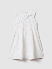 Vestido de encaje bordado de algodón Mabel de Reiss - Imagen 1 de 6