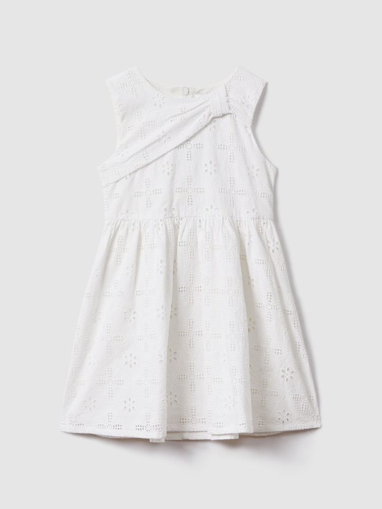 Vestido de encaje bordado de algodón Mabel de Reiss - Imagen 1 de 6