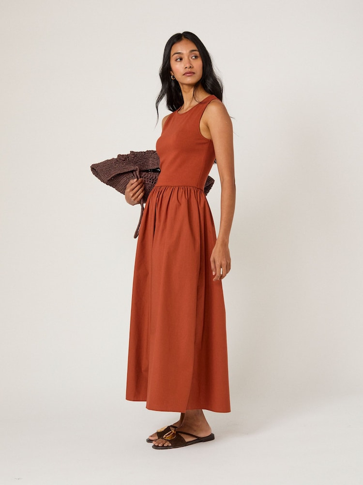 Nobodys Child Red Vera Midi Dress - Image 2 of 5