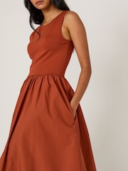Nobodys Child Red Vera Midi Dress - Image 5 of 5