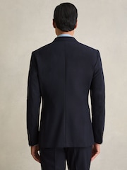 marine - Blazer de costume ajusté double boutonnage Reiss Belmont - Image 5 de 8