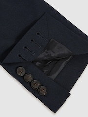 marine - Blazer de costume ajusté double boutonnage Reiss Belmont - Image 6 de 8