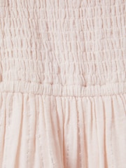 Reiss Pink Agatha 13-14 yrs Tiered Cotton Blend Ruffle Dress - Image 4 of 4