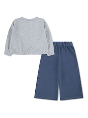 Levi's® Grey Crew Neck Sweat Top and Joggers  Set 2 Piece - Image 2 of 4