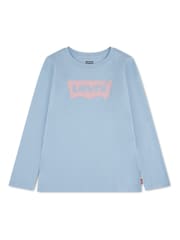 Levi's® Blue Long Sleeve Batwing T-Shirt - Image 1 of 3