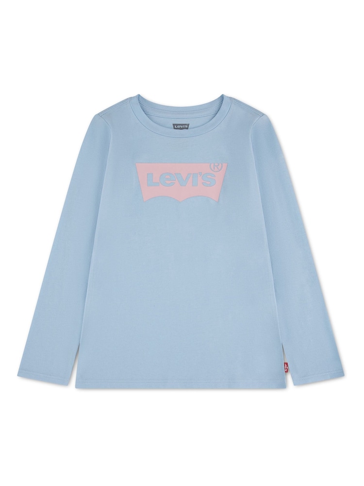 Levi's® Blue Long Sleeve Batwing T-Shirt - Image 1 of 3
