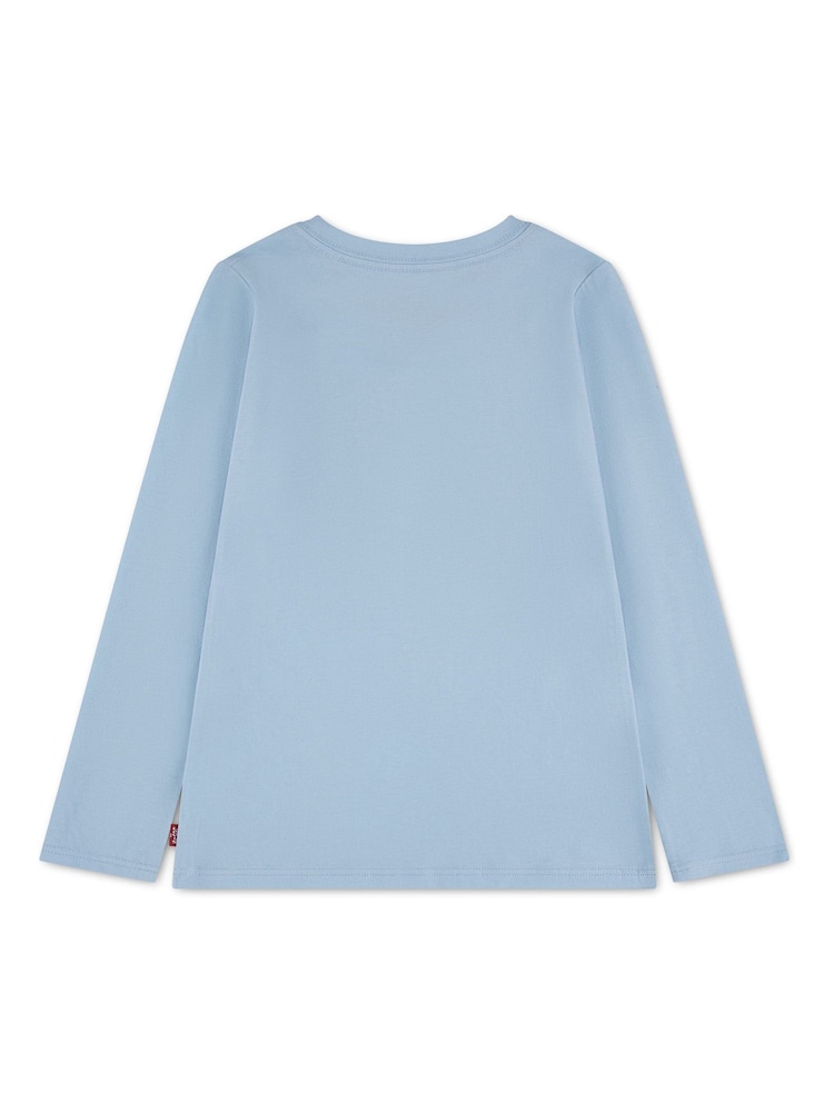 Levi's® Blue Long Sleeve Batwing T-Shirt - Image 2 of 3