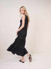 Nobodys Child Black Wrena Midi Dress - Image 2 of 5