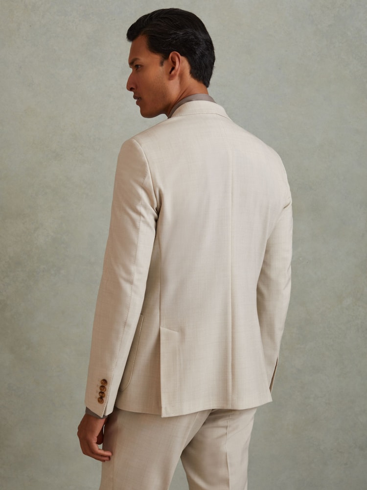 Pierre - Blazer de costume ajusté double boutonnage Reiss Belmont - Image 5 of 9