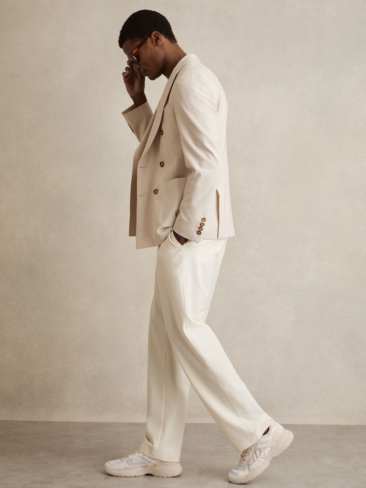 Pierre - Blazer de costume ajusté double boutonnage Reiss Belmont - Image 7 of 9