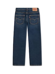 Levi's® Blue 555 Relaxed Straight Jeans - Image 3 of 4