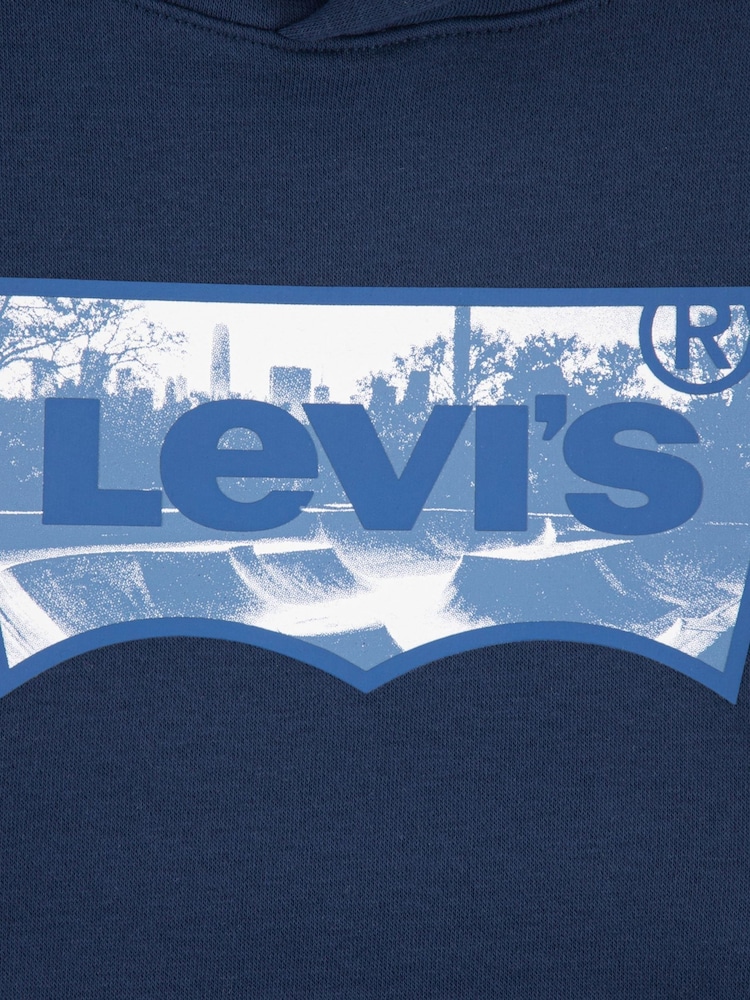 Blue Skatepark - Levi's® Batwing Pullover Hoodie - Image 3 of 3 Blue Skatepark - Levi's® Batwing Pullover Hoodie - Image 3 of 3