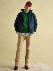 Joules Greenfield Navy Blue Full Zip Fleece Jacket - Image 6 of 7