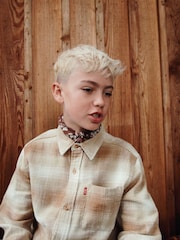 Marrón - Camisa de franela a cuadros Shadow de Levi's® - Imagen 2 de 2