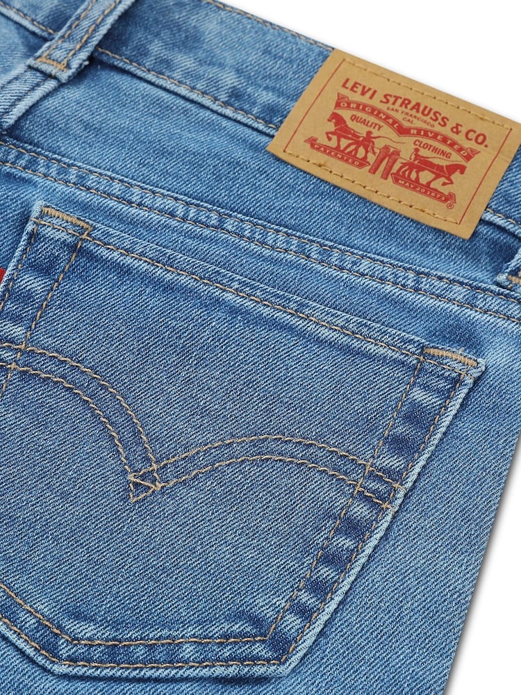 Levi's® Blue Wide Leg Roll Up Cuff Jeans - Image 5 of 5
